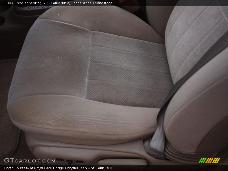 Stone White / Sandstone 2004 Chrysler Sebring GTC Convertible