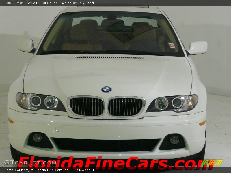 Alpine White / Sand 2005 BMW 3 Series 330i Coupe
