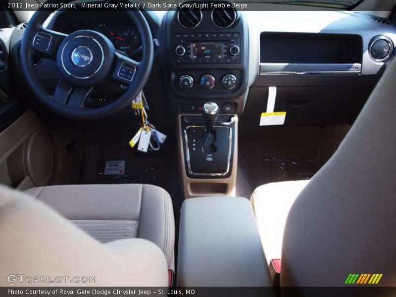Mineral Gray Metallic / Dark Slate Gray/Light Pebble Beige 2012 Jeep Patriot Sport
