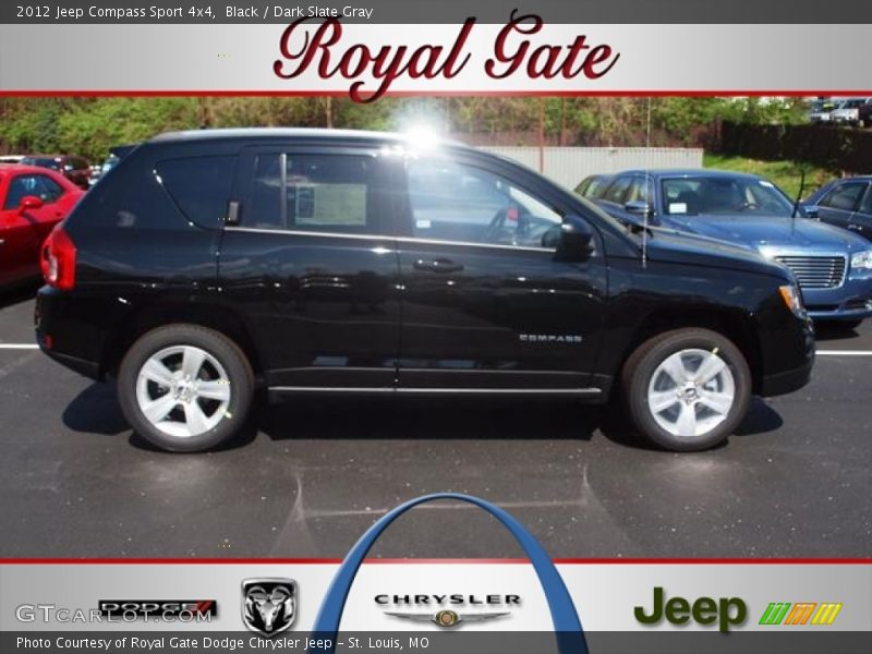 Black / Dark Slate Gray 2012 Jeep Compass Sport 4x4