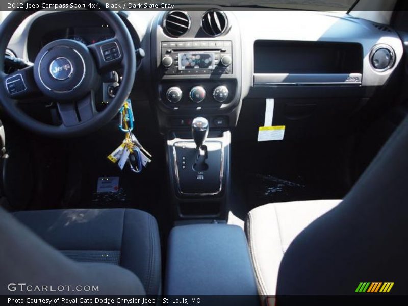 Black / Dark Slate Gray 2012 Jeep Compass Sport 4x4
