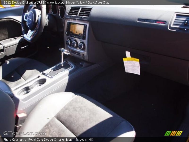 Stinger Yellow / Dark Slate Gray 2012 Dodge Challenger SRT8 Yellow Jacket