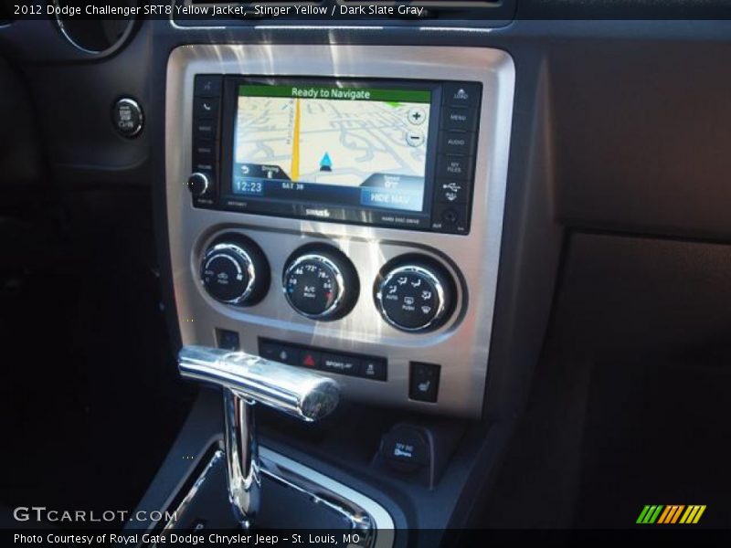 Stinger Yellow / Dark Slate Gray 2012 Dodge Challenger SRT8 Yellow Jacket