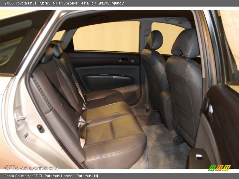 Millenium Silver Metallic / Gray/Burgundy 2005 Toyota Prius Hybrid