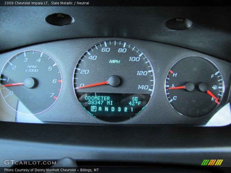 Slate Metallic / Neutral 2009 Chevrolet Impala LT