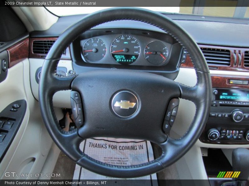 Slate Metallic / Neutral 2009 Chevrolet Impala LT
