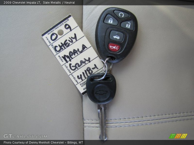 Slate Metallic / Neutral 2009 Chevrolet Impala LT