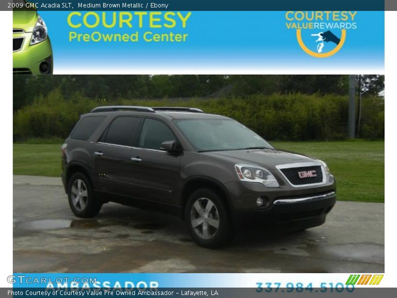 Medium Brown Metallic / Ebony 2009 GMC Acadia SLT