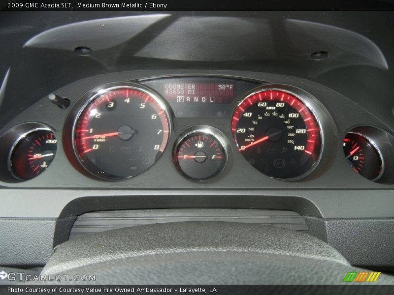 Medium Brown Metallic / Ebony 2009 GMC Acadia SLT