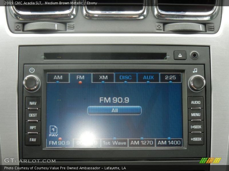 Medium Brown Metallic / Ebony 2009 GMC Acadia SLT