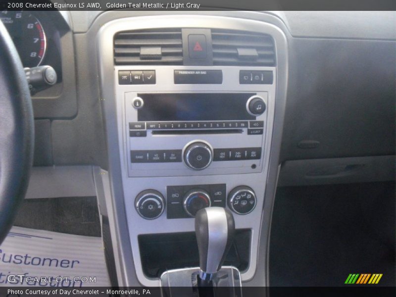 Golden Teal Metallic / Light Gray 2008 Chevrolet Equinox LS AWD