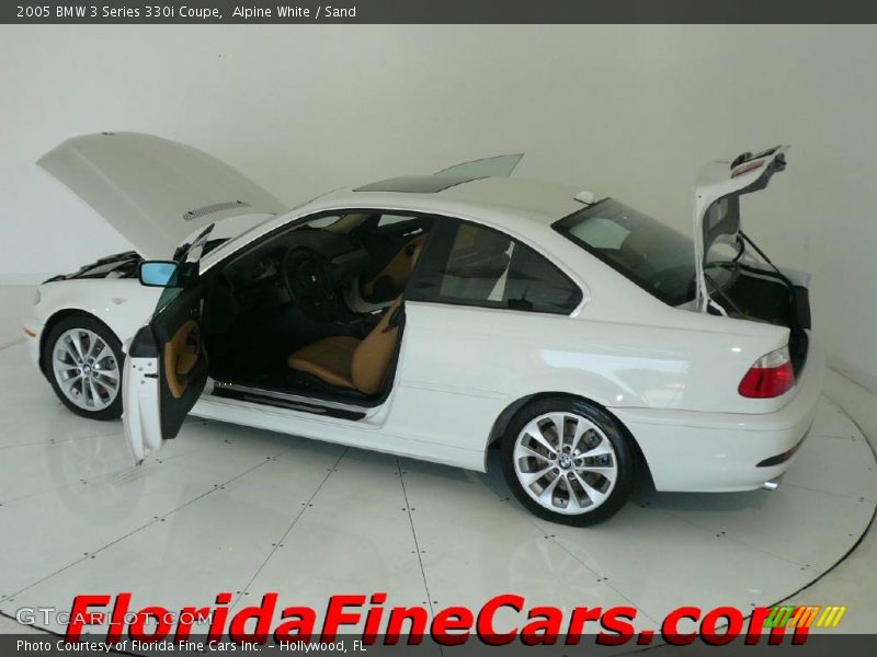 Alpine White / Sand 2005 BMW 3 Series 330i Coupe