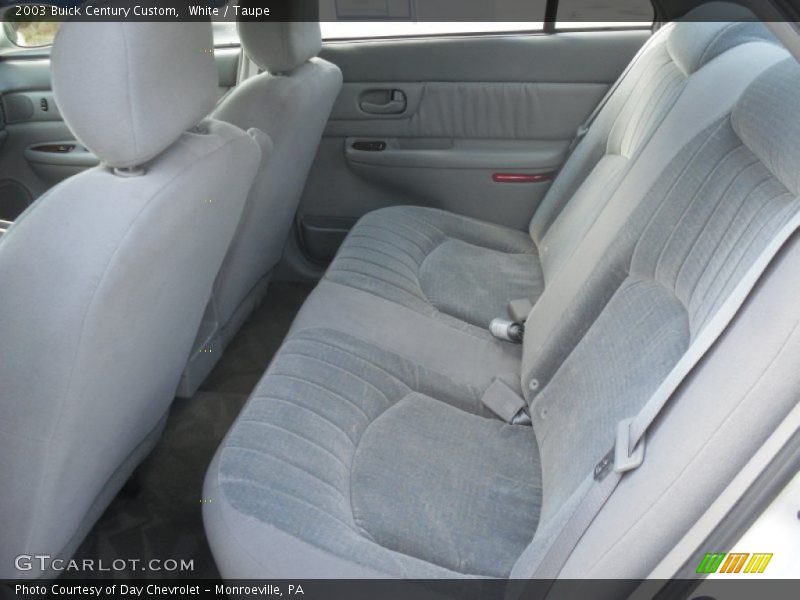 White / Taupe 2003 Buick Century Custom