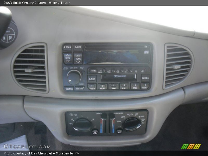 White / Taupe 2003 Buick Century Custom