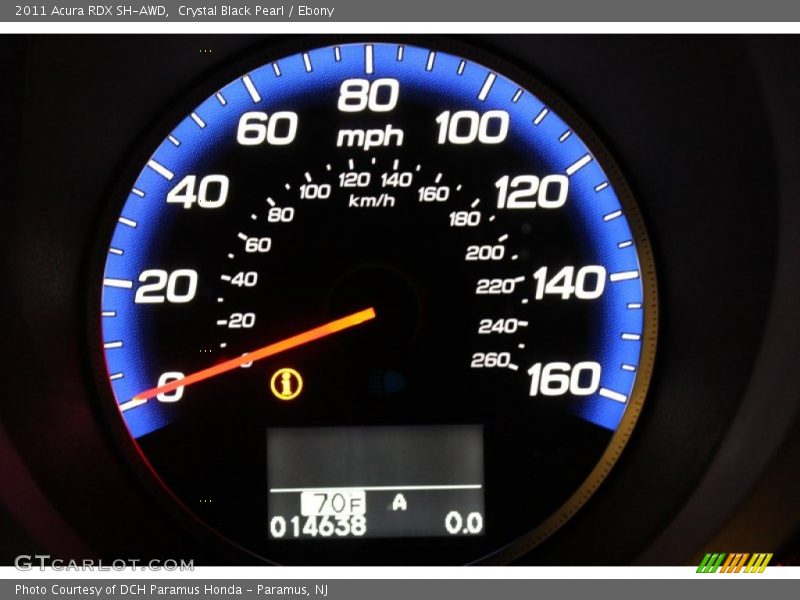 Crystal Black Pearl / Ebony 2011 Acura RDX SH-AWD