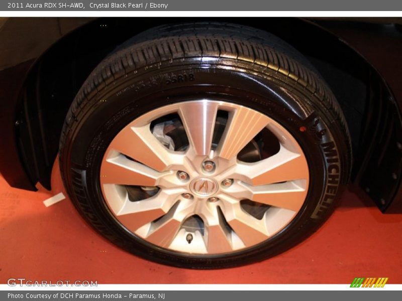 Crystal Black Pearl / Ebony 2011 Acura RDX SH-AWD