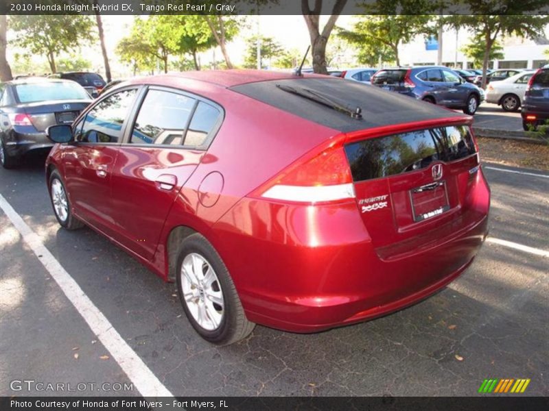 Tango Red Pearl / Gray 2010 Honda Insight Hybrid EX