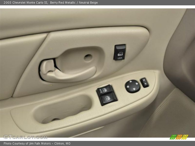 Berry Red Metallic / Neutral Beige 2003 Chevrolet Monte Carlo SS
