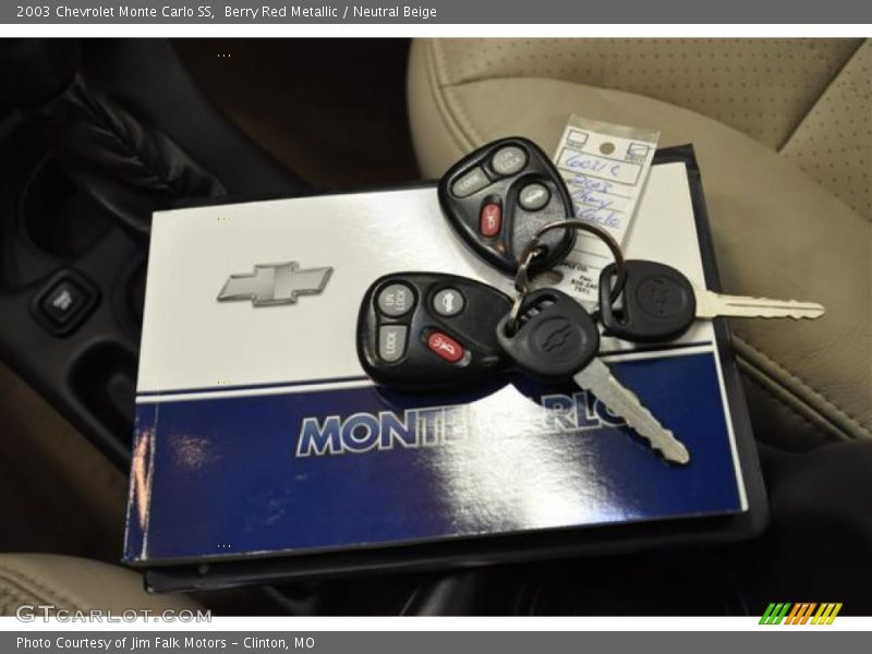 Keys of 2003 Monte Carlo SS