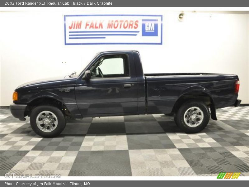 Black / Dark Graphite 2003 Ford Ranger XLT Regular Cab