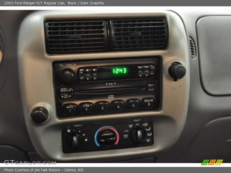 Black / Dark Graphite 2003 Ford Ranger XLT Regular Cab