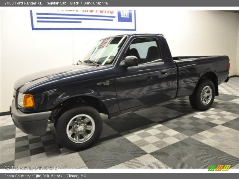 Black / Dark Graphite 2003 Ford Ranger XLT Regular Cab