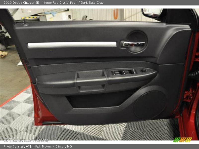 Inferno Red Crystal Pearl / Dark Slate Gray 2010 Dodge Charger SE