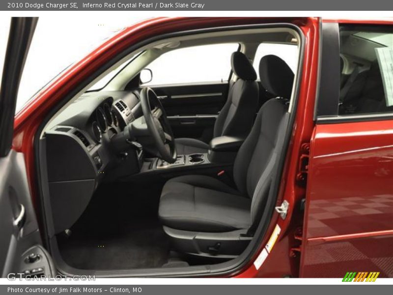 Inferno Red Crystal Pearl / Dark Slate Gray 2010 Dodge Charger SE