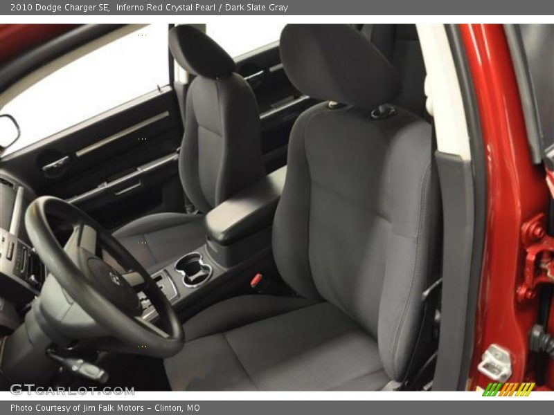 Inferno Red Crystal Pearl / Dark Slate Gray 2010 Dodge Charger SE