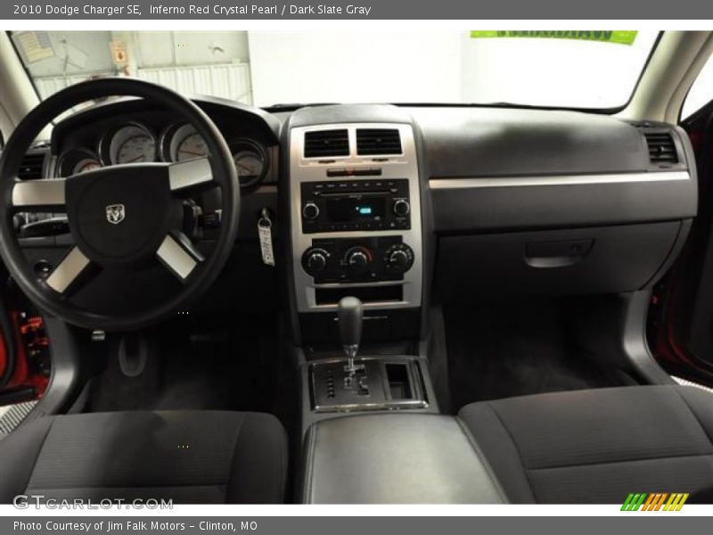 Inferno Red Crystal Pearl / Dark Slate Gray 2010 Dodge Charger SE