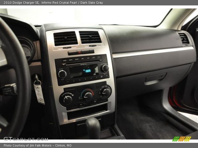 Inferno Red Crystal Pearl / Dark Slate Gray 2010 Dodge Charger SE
