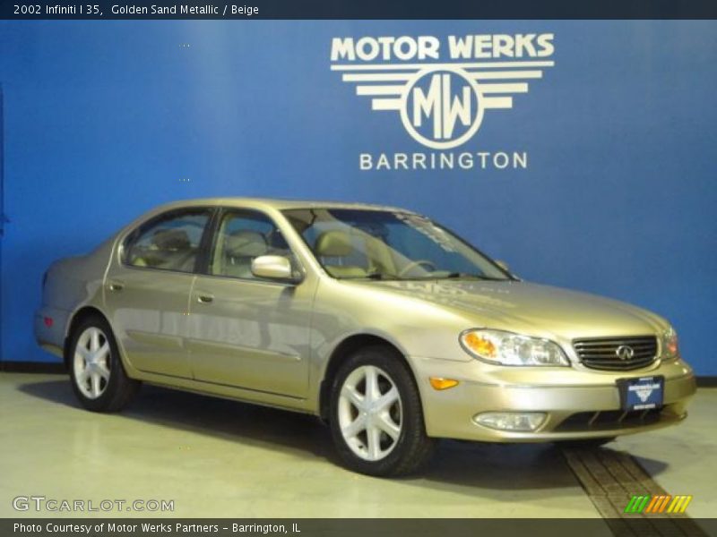 Golden Sand Metallic / Beige 2002 Infiniti I 35