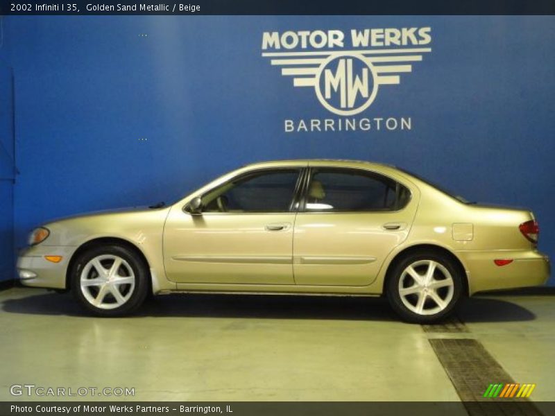 Golden Sand Metallic / Beige 2002 Infiniti I 35