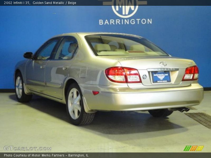 Golden Sand Metallic / Beige 2002 Infiniti I 35
