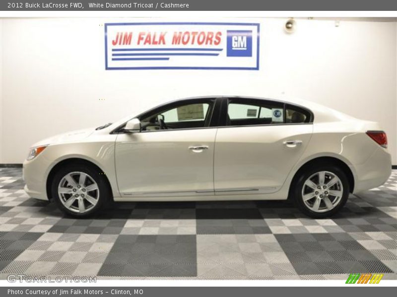 White Diamond Tricoat / Cashmere 2012 Buick LaCrosse FWD