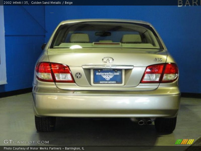 Golden Sand Metallic / Beige 2002 Infiniti I 35