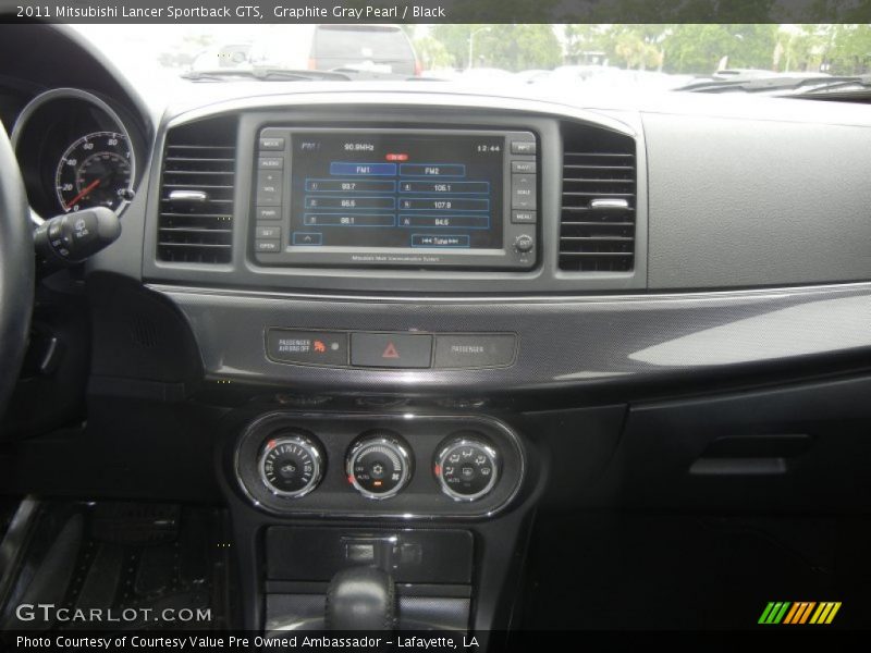 Graphite Gray Pearl / Black 2011 Mitsubishi Lancer Sportback GTS