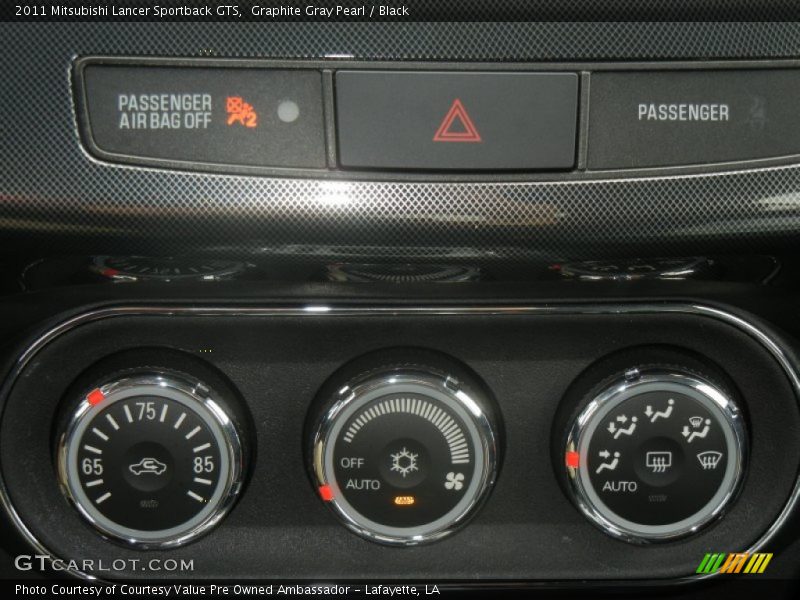 Controls of 2011 Lancer Sportback GTS