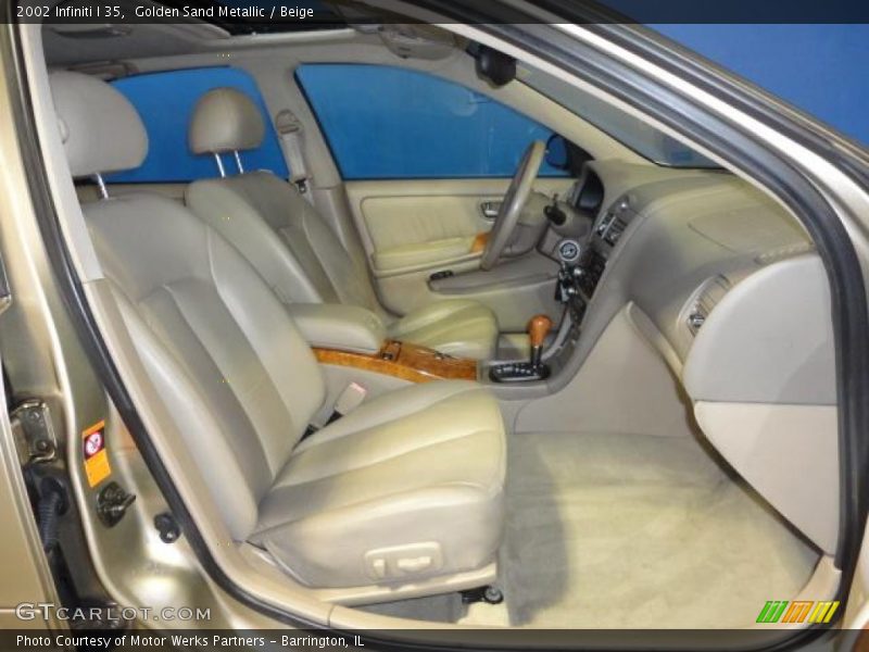 Golden Sand Metallic / Beige 2002 Infiniti I 35