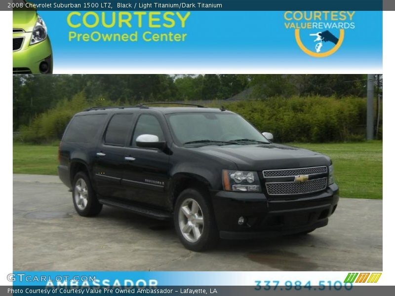 Black / Light Titanium/Dark Titanium 2008 Chevrolet Suburban 1500 LTZ