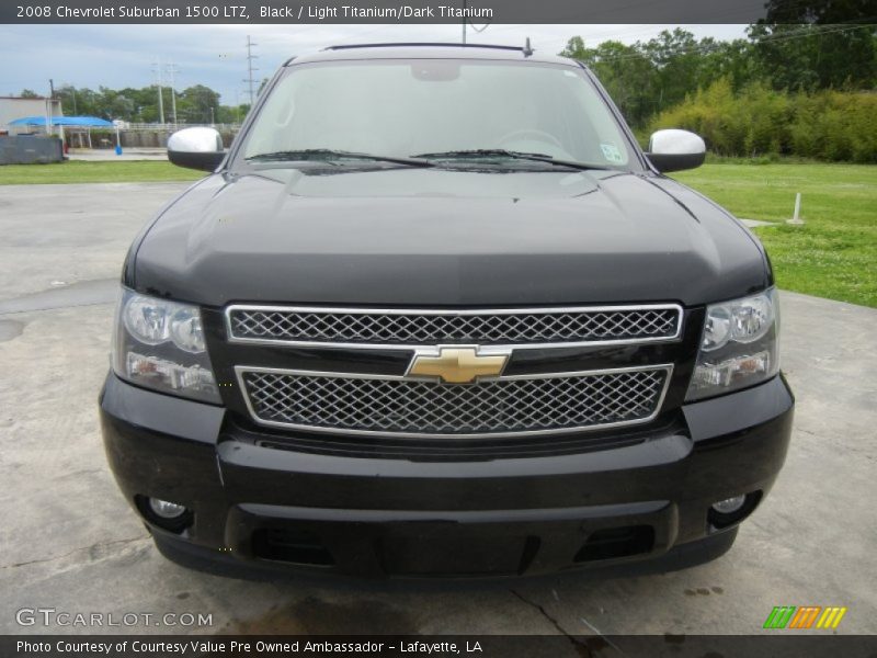 Black / Light Titanium/Dark Titanium 2008 Chevrolet Suburban 1500 LTZ