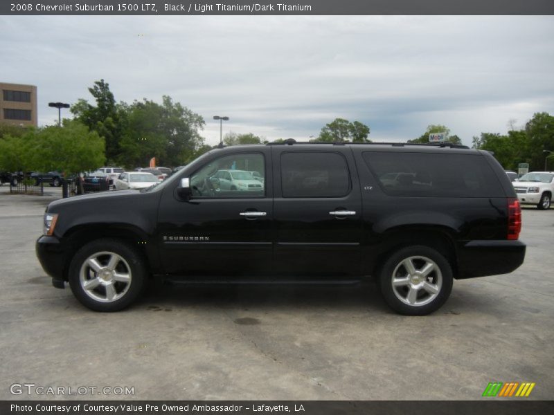 Black / Light Titanium/Dark Titanium 2008 Chevrolet Suburban 1500 LTZ