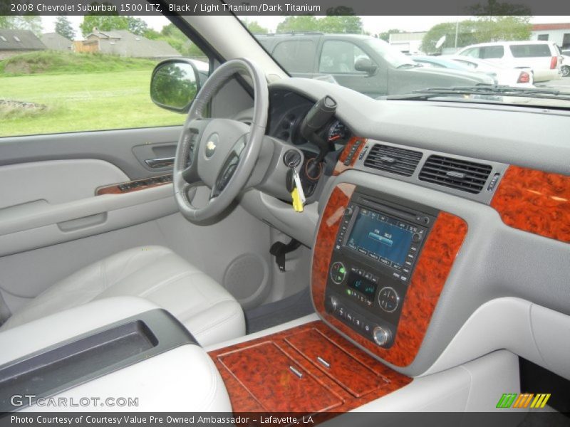 Black / Light Titanium/Dark Titanium 2008 Chevrolet Suburban 1500 LTZ