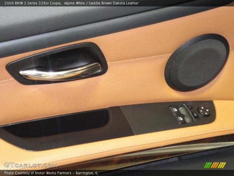 Alpine White / Saddle Brown Dakota Leather 2009 BMW 3 Series 328xi Coupe