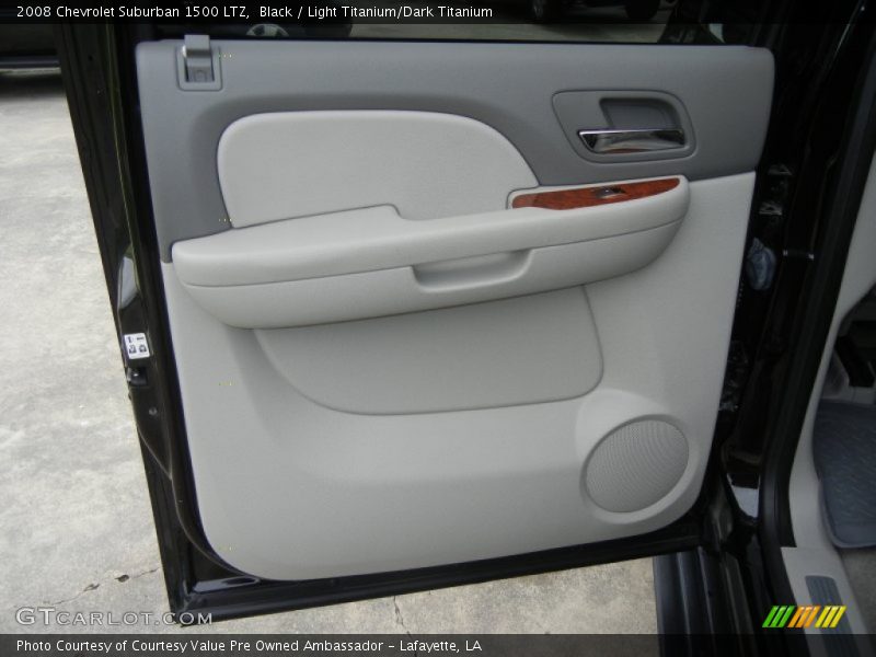 Black / Light Titanium/Dark Titanium 2008 Chevrolet Suburban 1500 LTZ