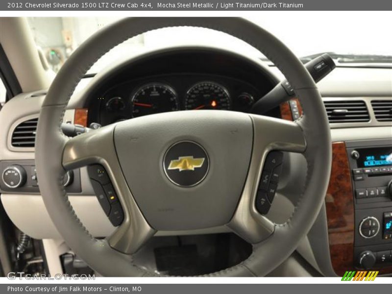 Mocha Steel Metallic / Light Titanium/Dark Titanium 2012 Chevrolet Silverado 1500 LTZ Crew Cab 4x4