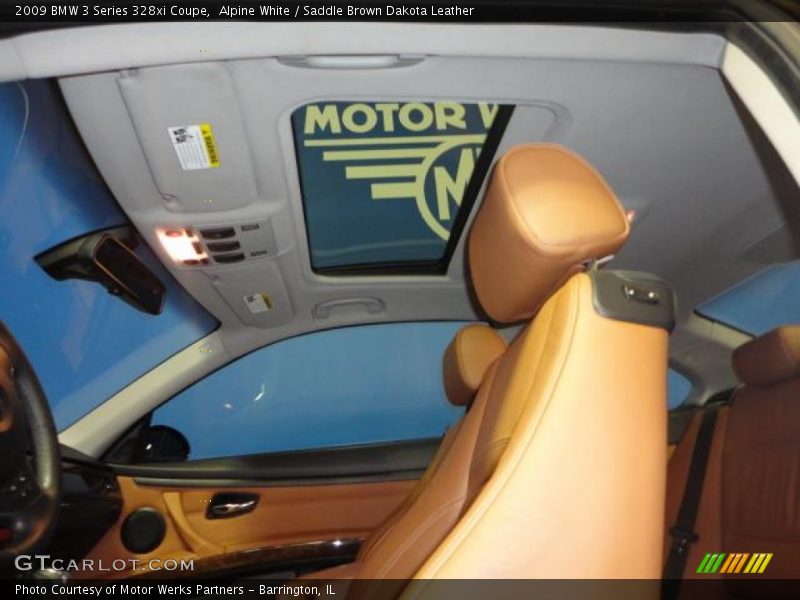 Alpine White / Saddle Brown Dakota Leather 2009 BMW 3 Series 328xi Coupe