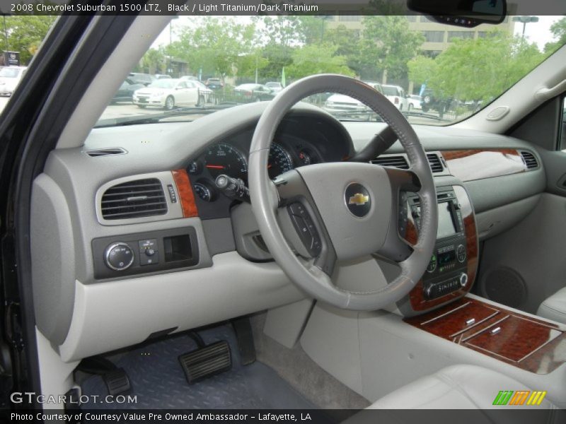Black / Light Titanium/Dark Titanium 2008 Chevrolet Suburban 1500 LTZ
