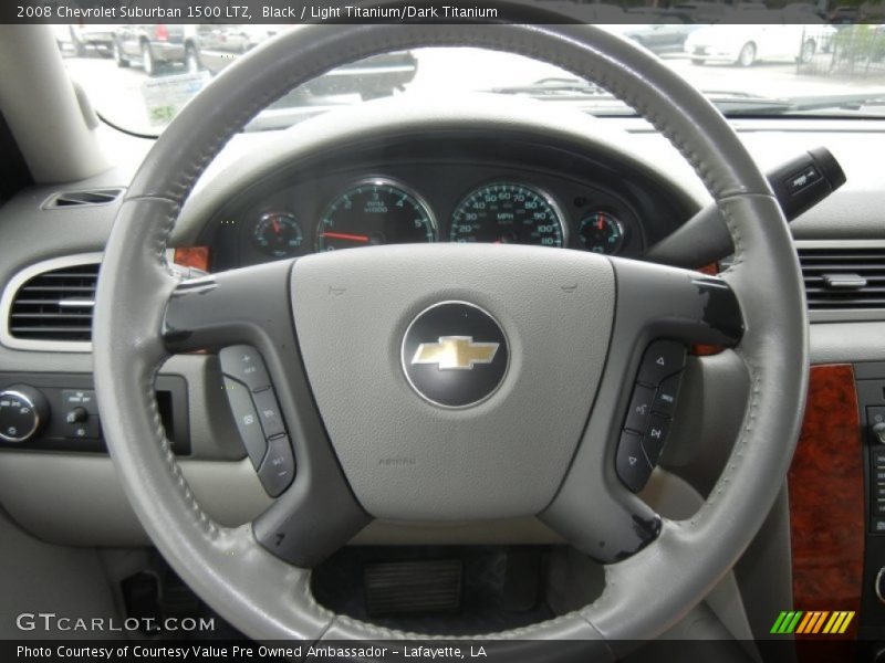 Black / Light Titanium/Dark Titanium 2008 Chevrolet Suburban 1500 LTZ