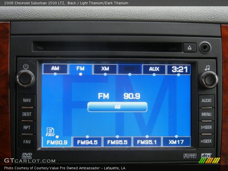 Black / Light Titanium/Dark Titanium 2008 Chevrolet Suburban 1500 LTZ